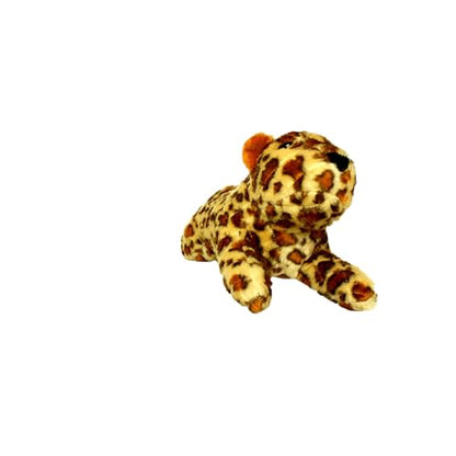 MIGHTY- Massive-Safari-Leopard- Squeaker-Multiple Layers. Made Durable, Strong & Tough. Interactive Play Dog Toy (Tug, Toss & Fetch). Machine Washable & Floats | Multiple Layers & Reinforced Seams , Washable and Floats , Mighty® Construction - color: Crea