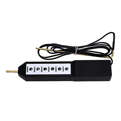 Electric Fence Tester Electric Fence Tester, Electric Fence Meter Voltage Meter 10KV Portable Tool with 6pcs Light for Farm