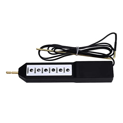 Electric Fence Tester Electric Fence Tester, Electric Fence Meter Voltage Meter 10KV Portable Tool with 6pcs Light for Farm
