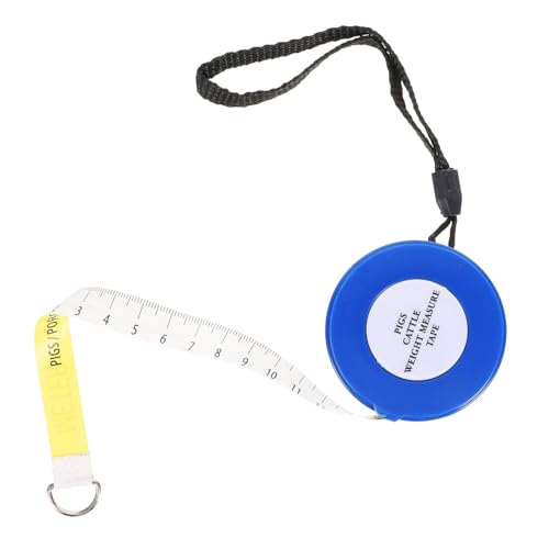 5M Blue Animal Weight Tape Measure for Cattle, Pigs, and Goats – Multipurpose Girth Measuring Tape for Farm Livestock and Veterinary Use Style