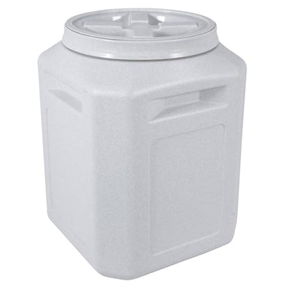 Gamma2 Gamma Seal Airtight Storage Bin - Wood, Pellet, Charcoal, and Food Container - Indoor or Outdoor Utility Bucket - BPA-Free Plastic - Made in The USA - Fits up to 50 Pounds - 14" L x 20" H