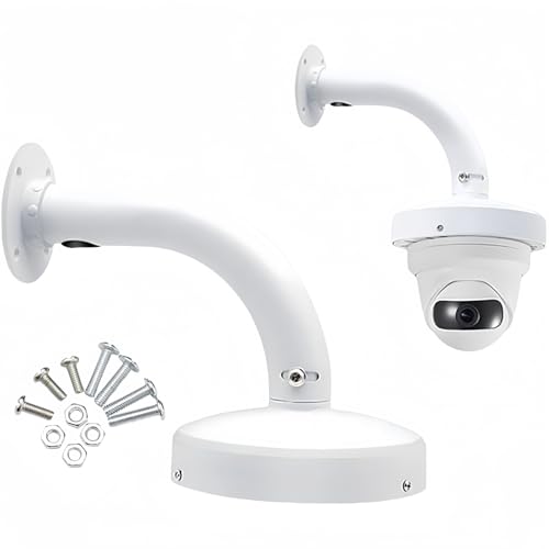Security Camera J-Type Wall Mount Bracket, Dome Camera Mount Universal Camera Wall Mounting Bracket/IP Camera for CCTV Security Camera (370mm/14 inch Length J Mount) - size: 370mm 14 inch Length J Mount