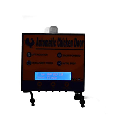 Automatic Chicken Coop Door, Automatic Chicken Coop Door Solar Powered, with Time Setting Rolling Curtain Chicken Door Opener for Duck Goose
