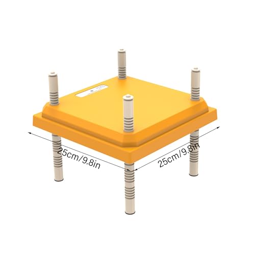 Heat Lamp for Chicks, Chick Brooder Heat Plate, Adjustable Height & Angle Chick Warmer, Energy-efficient Heating Plate for Chicks, Orange Yellow, Brooder