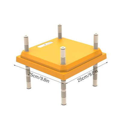 Heat Lamp for Chicks, Chick Brooder Heat Plate, Adjustable Height & Angle Chick Warmer, Energy-efficient Heating Plate for Chicks, Orange Yellow, Brooder