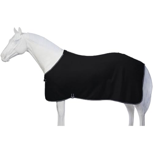 Tough 1 Softfleece Liner/Sheet w/Adj Leg - color: Blk, size: Lrg