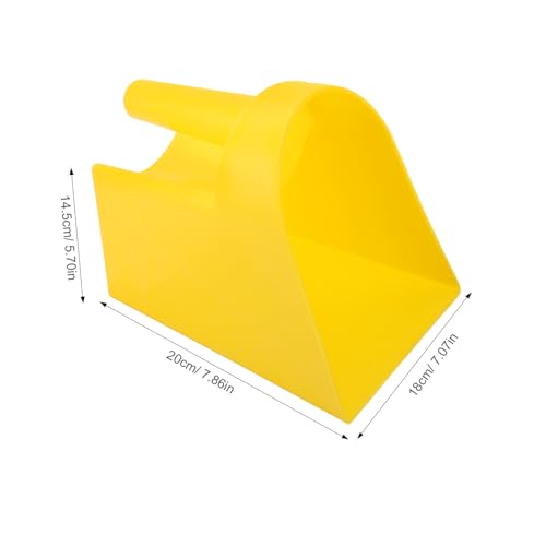 POPETPOP 3pcs Thicken Scoop for Livestock Farm Shovel for Feeding Cattle Pigs and Sheep Ergonomic Handle for Comfortable Use Gardens and Farms