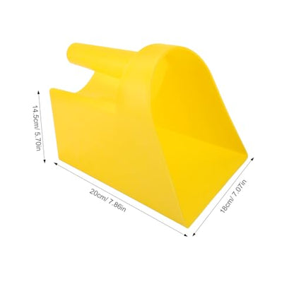 POPETPOP 3pcs Thicken Scoop for Livestock Farm Shovel for Feeding Cattle Pigs and Sheep Ergonomic Handle for Comfortable Use Gardens and Farms
