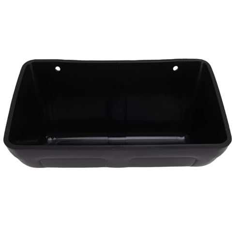 3 Pack Hanging Chicken Feeder Trough, Large Capacity Space Saving Plastic Chicken Feeder Trough, Minimized Feed Waste for Farm Coop and Outdoor Use (Black) - color: Black