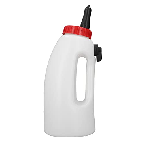 Calf Nursing Bottle, 4L Calf Milk Bottle New Born Cow Milk Feeder with Handle Farm Feeding Equipment
