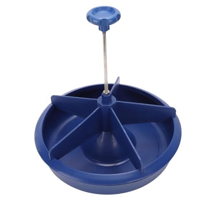 5 Slots Food Feeder, Plastic Feed Trough, Piglet Water Feeder with Feeding Bowl, Ideal for Livestock, Pets & Animal Farm