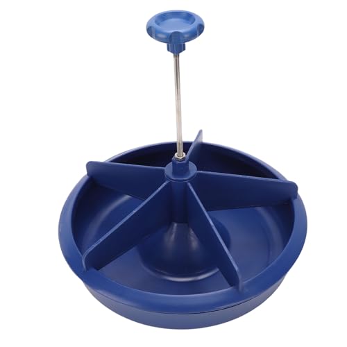Piglet Feeding Trough Premium Plastic Heavy Duty 5 Slot Round Baby Food Feeder Bowl for Farm Livestock Piglets Durable and Spacious Design Easy to Clean