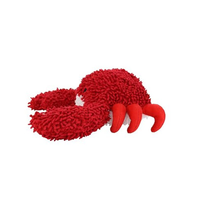 MIGHTY® 2 Pack Microfiber Medium Crab Dog Toys | Ultra Durable Plush Toy with Multiple Layers & Reinforced Seams , Washable and Floats , Mighty® Construction - color: 2PK Red Crab