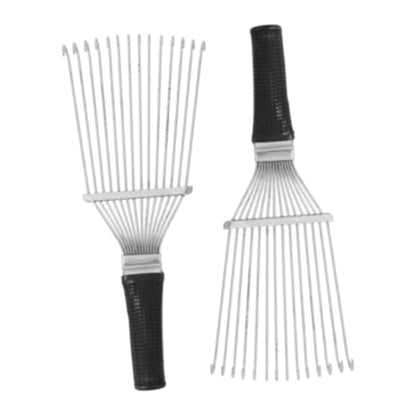 Toyvian 2pcs Livestock Brush for Pet Hair Removal Ergonomic Cow Brush Deshedding Tool for Carpets Couches and Mats Soft Elastic Bristles for Grooming and Comfort