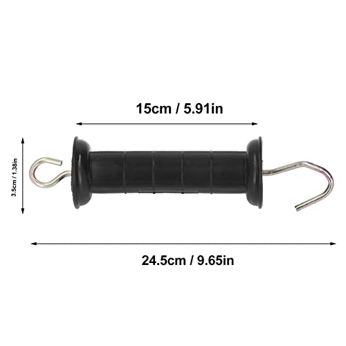 Milltrip 5Pcs Spring Gate Handle for Electric Fence, Insulated Livestock Grip, Tension Wire Hook for Cattle & Sheep Pasture