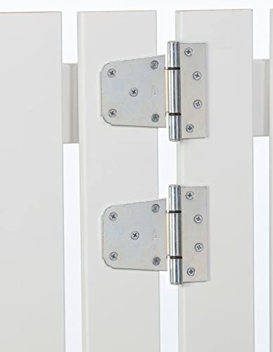 National Hardware N220-137 V287 Extra Heavy Gate Hinges in Zinc plated, 2 pack - color: Zinc Plated