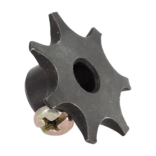 Reversible Gear Wheel for Egg Turning Synchronous Motor Incubators, Compact Steel Replacement Part 3cm Diameter Xs 1.2cm Height, Black