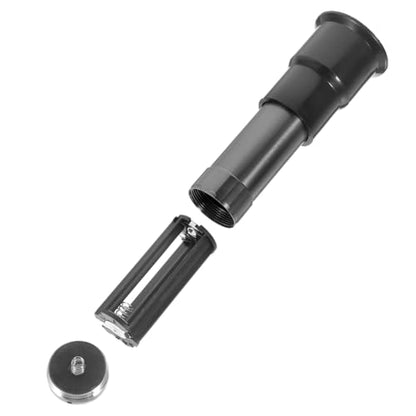 Hemobllo Handheld Egg Candling Lamp Portable Led Cold Light Egg Candler for Chicken Duck Goose Incubation Embryo Inspection 4.01X1.41X1.41 Inch - color: Black