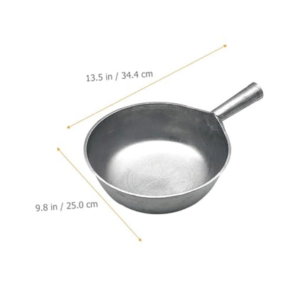 Aluminum Water Ladle Large Thickened Short Handle Scoop for Livestock Feeding and Watering, Deep Water Scoop Kitchen Gadget for Home Use Style