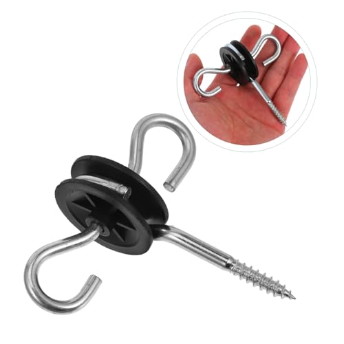BESPORTBLE 4pcs Screw-in Electric Fence Insulator for Posts Durable and Weather-Resistant for Fencing and Livestock Safety