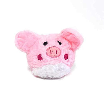 Pricklets Pig Premium Dog Toy Plush Interactive Removable Spiky Ball - size: 4"