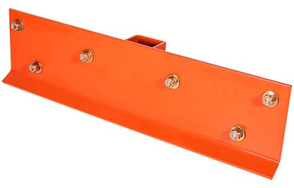 Bonbo Tractor Grab Hooks Compatible with Kubota Tractors - Bolted on Compact Tractor Bucket Grab Hooks with D Rings and 2" Receiver, Orange