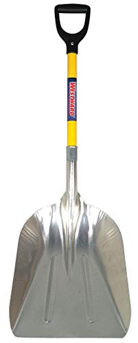 Grain Scoop, 26-1/4 in. Handle, Aluminum