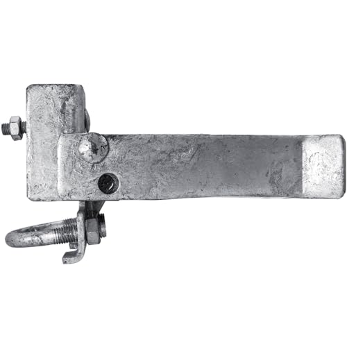 Commercial Single GATE Strong Arm Latch for 2-1/2" Fence Post - and 1-5/8" Thru 2" Chain Link or Round Pipe Gate Frames CASE Qty 2 - size: 2-1/2" Single Gate - Case