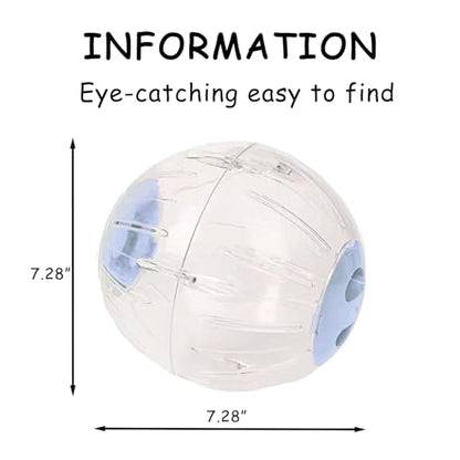 Large Hamster Wheel Sport Running Ball Hamster Toys for Hamsters Guinea Pig Mice Ferret Small Pet 7.3” x 7.3” x 7.3”