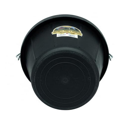 Little Giant 12-Quart Flexible All-Purpose Rubber Bucket Pail with Steel Handle (4 Pack)