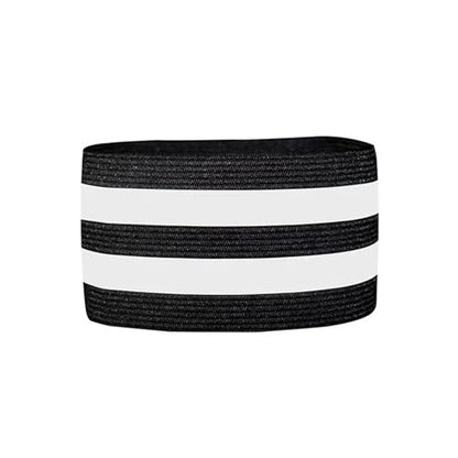 30 Pcs Bicycle Reflective Leg Straps Mountain Bike Pants Cuffs, Night Running Safety Warning Gear, Windproof Cycling Accessorie - color: Black