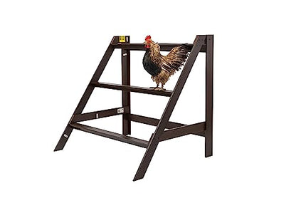New Age Pet ECOFLEX Restful Roost Chicken Roost Bar, Large L Shape, Non Toxic, Eco Friendly, Easy Clean, Moisture & Odor Resistant, Durable Composite, Fits Up to 12 Birds
