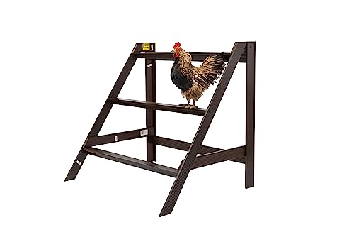 New Age Pet ECOFLEX Restful Roost Chicken Roost Bar, Large L Shape, Non Toxic, Eco Friendly, Easy Clean, Moisture & Odor Resistant, Durable Composite, Fits Up to 12 Birds