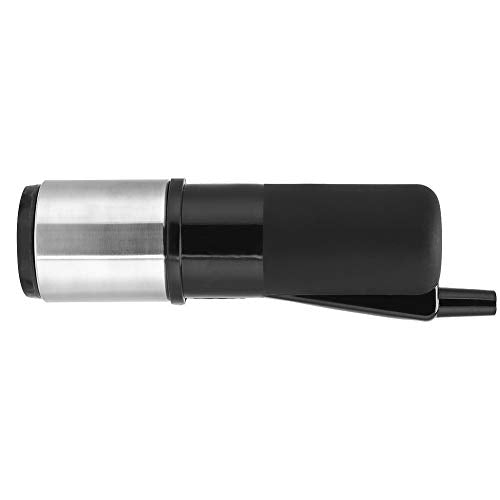 Srliya Milking Claw Cup for Cow Cattle, Stainless Steel Shell with Plastic, Easy Hose Connection for Milk Machine (Black (HL-MP27B))