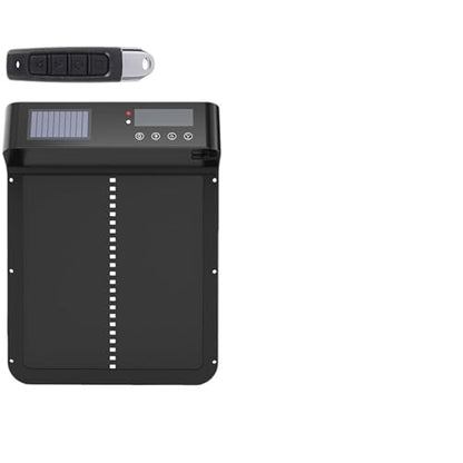 Automatic Chicken Coop Door Solar Powered Electric Opener Screen Remote Control Chicken Coop Door with Timer Light Sensor