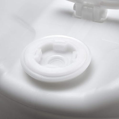 15 Gallon Drum | Tight Head Drum | Water Storage | Chemical Storage | 2" & 3/4" Fittings | Food Grade | BPA Free | HDPE |UN Rated | Natural Color - color: Natural (White)
