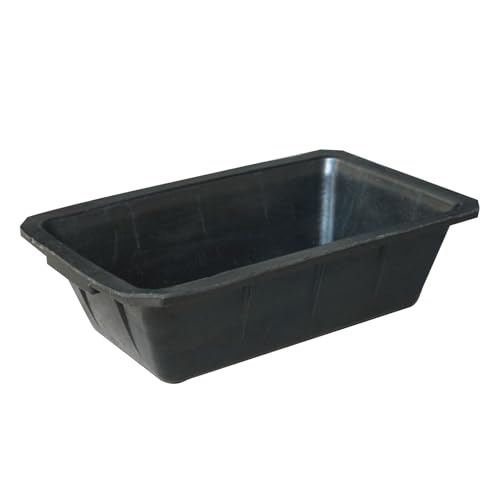 Horse Feed Bucket – Large 10L Rubber Pan Construction, Reliable Water Bowl Craft, Versatile Livestock Feeding Vessel, Strong Farm Supply Container | Poultry Cattle Deer Goat Support Tool Outdoor