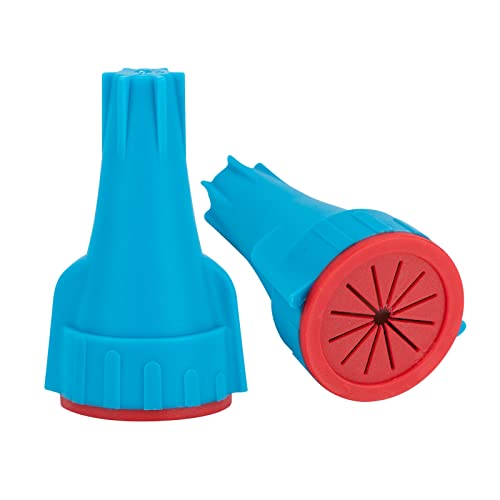 Dicio Waterproof Wire Connectors 200 PCs for Outdoor Lights UL Listed, Electrical Landscape Wire Connectors for 20AWG-10AWG Lighting Outside Low Voltage - color: Blue Red_200
