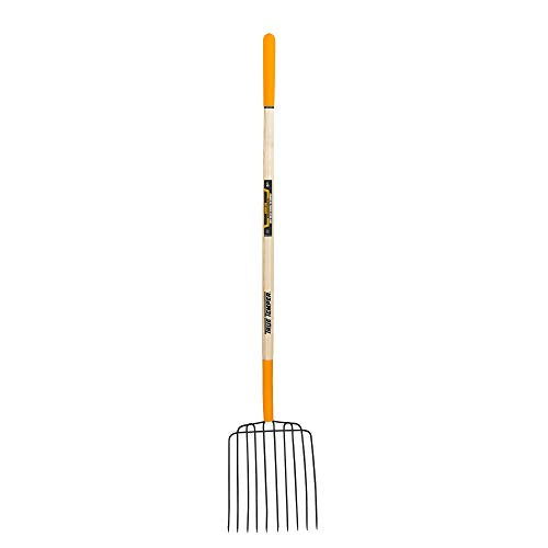 True Temper Ensilage Fork,10 Tines,Wood Handle 28124GR - 1 Each - style: Hardwood Handle Bedding Fork