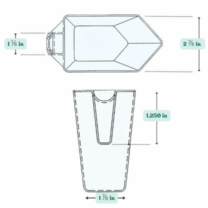 2 Cup (1 Pint | 16 Oz. | 500 mL) Scoop for Coffee, Protein Powder, Pet Food, Spices, Grains and Dry Goods – Plastic Food-Grade, BPA-Free Measuring Cup (Pack of 1) - size: 500 mL | 2 Cup | 1 Pint | 16 Oz.