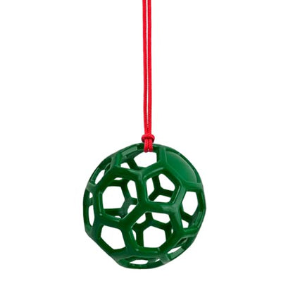 Farm Stall Hanging Feeder Toy Ball for Horses, Goats, Sheep – Durable TPR Feeding Ball, Hay Feeder for Animal Enrichment, Stretch-Resistant Design (Green) - color: green