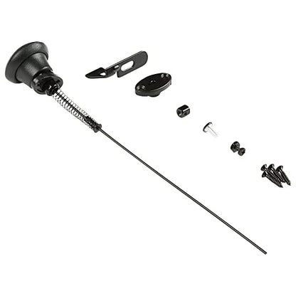 National Hardware Gate Latch Cable Pull N109-070 Spring Loaded Black Outdoor Fence Gate Hardware with WeatherGuard Rust Resistant Finish for 2.5-4 in Gate Posts Easy Installation - size: 40"