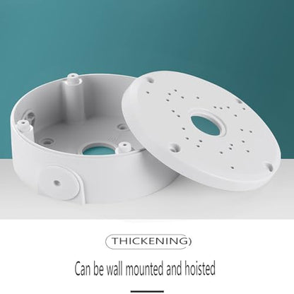 Universal Bullet Security Camera Junction Box Mount Bracket Plastic Rainproof Junction Box Mount Bracket for IP Camera Electric Enclosure, Indoor/Outdoor Wall Cable Junction Base Boxes (1 Pack) - size: 1 PACK