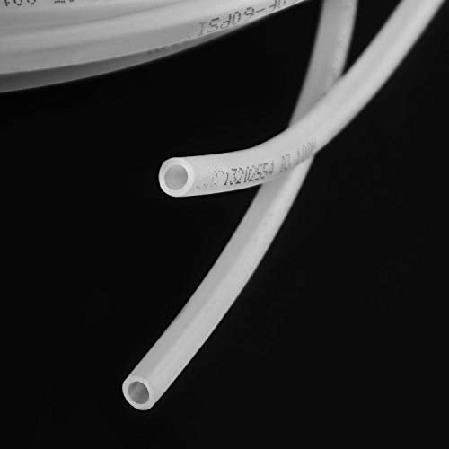 KEILEOHO RO Tubing 1/4 Inch Outside Diameter, 328 Feet Food Grade Pex Tubing, BPA Free, Translucent PE tubing for Reverse Osmosis Systems and Water Filters, Aquariums, Coffee Machine