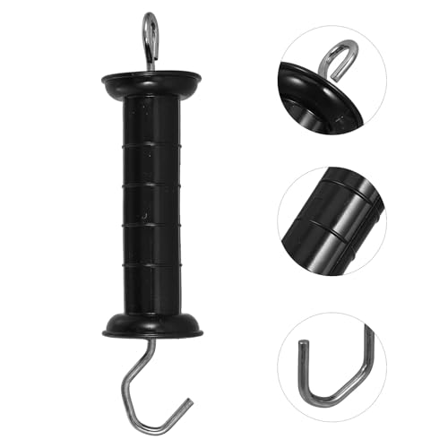 OSALADI Electric Fence Gate Handle Plastic with Fence Tension Springs for Outdoor Farm and Wooden Gates Sturdy Replacement