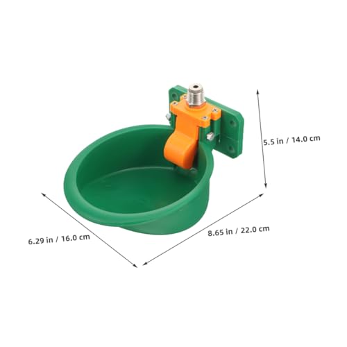 BESPORTBLE 2pcs Automatic Goat and Cow Drinking Bowl Plastic Sheep Waterer Trough Float Valve Livestock Auto Water Dispenser for Cattle and Horses