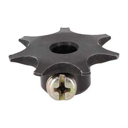 Reversible Gear Wheel for Egg Turning Synchronous Motor, Steel Incubator Replacement Part, 3cm Diameter Black Component for Hatchery Equipment