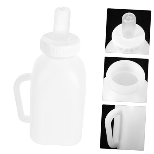 Farm Calf Nursing Bottle Heavy Duty Sheep and Cow Milk Feeding Bottle Large Opening for Filling Lightweight and Portable