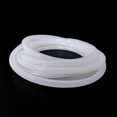 Pure Silicone Tubing, 1/4" ID x 3/8" OD x 10 FT, Flexible Food-Grade Tubing, High Temp Resistant, Multipurpose Tube For Home Brewing, Wine making, Aquaponics, Air Hose - size: 1/4" ID x 3/8" OD