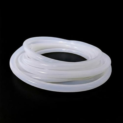 Pure Silicone Tubing, 1/4" ID x 3/8" OD x 10 FT, Flexible Food-Grade Tubing, High Temp Resistant, Multipurpose Tube For Home Brewing, Wine making, Aquaponics, Air Hose - size: 1/4" ID x 3/8" OD